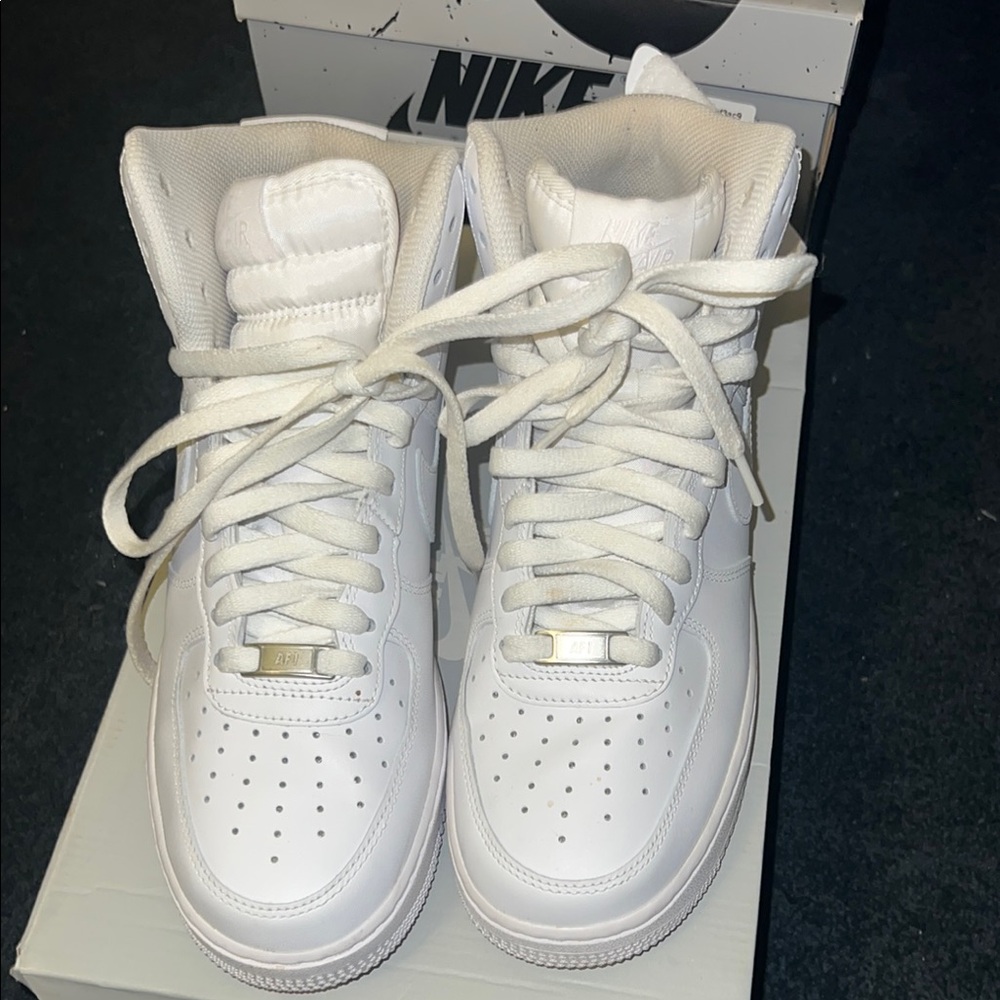 Nike White High-Top Sneakers